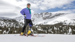 Skiing Alta with Adaptive Skier Greg Hansen