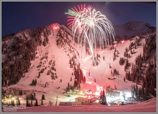 New Year's Eve Fireworks at Alta Ski Resort - Best Photos of 2016